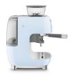 Espresso kohvimasin kohviveskiga Smeg 50`ndate stiil pastellsinine_03 - EGF03PBEU - 8017709329815