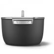 Haudepott Smeg 26cm 2 käepidet klaas kaanega must_06 - CKFC2611BLM - 8017709296810
