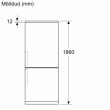 Külmik Bosch 186 cm 218/103 l 35 dB elektrooniline juhtimine NoFrost inox_03 - KGN362LDF - 4242005281473
