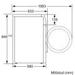 Pesumasin Bosch eestlaetav 8 kg Seeria 4 1200 p/min valge_05 - WAN2401LSN - 4242005416325