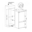 Külmik Beko integreeritav 194 cm 280/90 l 35 dB elektrooniline juhtimine NoFrost valge_04 - BCNE400E50SHN - 8690842418860