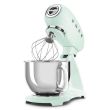 Köögikombain Smeg 50`ndate stiil 800 W pastellroheline_02 - SMF03PGEU - 8017709304492