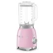 Blender Smeg 50`ndate stiil 800W pastellroosa_04 - BLF03PKEU - 8017709332549