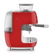 Espresso kohvimasin kohviveskiga Smeg 50`ndate stiil punane_03 - EGF03RDEU - 8017709329822