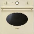 Ahi smeg Colonial 70 l 6 progr kreem furnituur: messing_01 - SF68C1PO - 