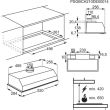 Õhupuhastaja AEG integreeritav 52 cm 63 dB hall_02 - DGB3523S - 7332543827770