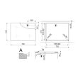 Pliidiplaat Smeg 4 x induktsioon 75 cm lõigatud must_04 - SIB2741D - 8017709326968