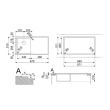 Valamu Smeg Mira 86 cm pealt/tasa paigaldatav nupuga roostevaba teras_03 - LFT861D - 8017709210441