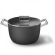 Haudepott Smeg 26cm 2 käepidet klaas kaanega must_04 - CKFC2611BLM - 8017709296810