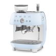 Espresso kohvimasin kohviveskiga Smeg 50`ndate stiil pastellsinine_04 - EGF03PBEU - 8017709329815