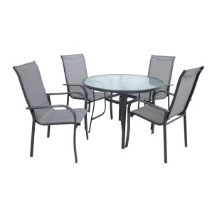 Aiamööblikomplekt Home4you EVERET laud ja 4 tooli