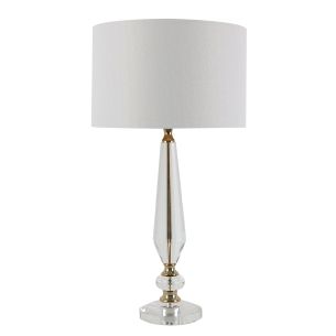 Laualamp Home4you LUXO CRYSTAL H67cm, valge