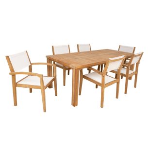 Söögilauakomplekt Home4you BALI laud, 6 tooli
