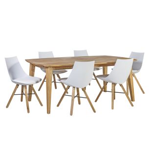 Söögilauakomplekt Home4you RETRO laud, 6 tooli (3