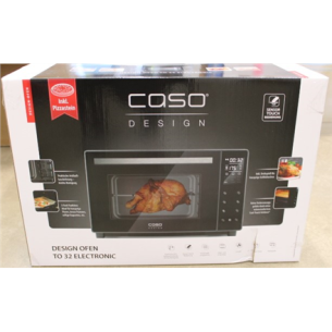 SALE OUT. Caso | TO 32 | Electronic Oven | Easy to clean: Interior with high-quality anti-stick coating | Black | DAMAGED PACKAGING, SCRATCHED ON BOTTOM | 1530 W | Caso | Electronic Oven | TO 32 | Easy to clean: Interior with high-quality anti-stick coati