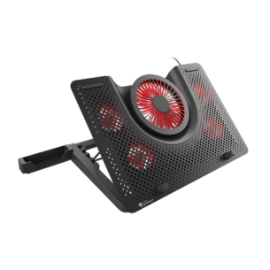 GENESIS Laptop cooling pad, OXID 550 15.6-17.3 5 FANS, LED LIGHT, 1 USB Genesis | Laptop cooling pad, OXID 550 | Black | 400 x 280 x 55 mm | 2 year(s)