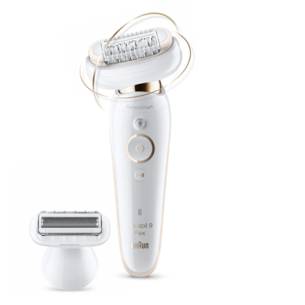Braun | Silk-epil 9 Flex SES9002 | Epilator | Operating time (max) 40 min | Bulb lifetime (flashes) Not applicable | Number of power levels 2 | Wet & Dry | White/Gold