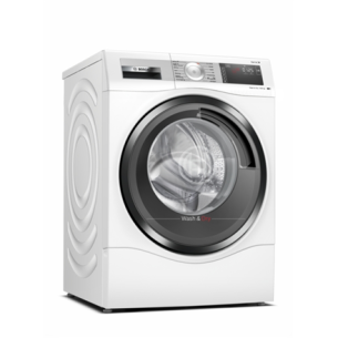 Bosch | WDU8H542SN | Washing Machine | Energy efficiency class A | Front loading | Washing capacity 10 kg | 1400 RPM | Depth 62 cm | Width 60 cm | Display | LED | Drying system | Drying capacity 6 kg | Steam function | White