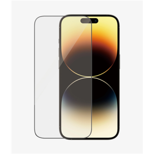 PanzerGlass | Screen protector | Apple | iPhone 14 Pro | Glass | Clear | Ultra-Wide Fit; Easy installation; Privacy Filter; Fingerprint resistant | Anti-Reflective