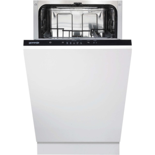 Built-in | Dishwasher | GV520E15 | Width 44.8 cm | Number of place settings 9 | Number of programs 5 | Energy efficiency class E | Display