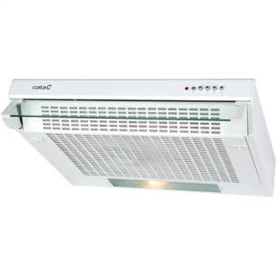 CATA | Hood | F-2050 WH | Energy efficiency class C | Conventional | Width 60 cm | 195 m³/h | Mechanical control | White | LED