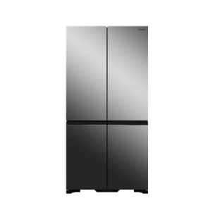 Hitachi | Refrigerator with Vacuum compartment | R-WB640VRU0X-1 (MIR) | Energy efficiency class E | Free standing | Side by side | Height 184 cm | No Frost system | Fridge net capacity 372 L | Freezer net capacity 197 L | Display | 40 dB | Mirror