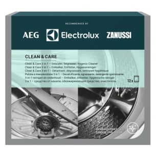 Pesu- ja nõudepesumasina hooldusvahend Clean&Care 3in1, Electrolux/AEG, 12 tk