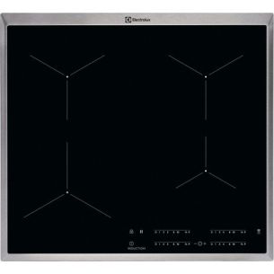 Pliidiplaat Electrolux, 4 x induktsioon, 58 cm, must, rv raamiga